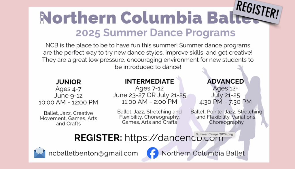 Advanced Dance Camp- Northern Columbia Ballet