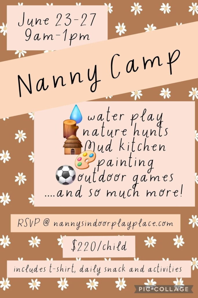 Outdoor Fun Camp @ Nanny's Indoor Play Place